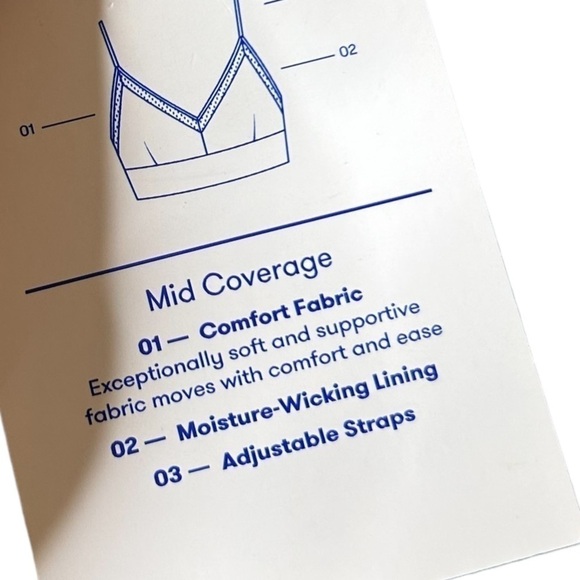 Joylab Women's Purple Green Printed Mesh Trim Light Support Sports Bra Size XL - Picture 10 of 10